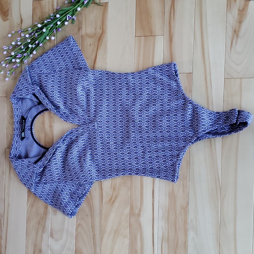 ZARA Geometric print bodysuit